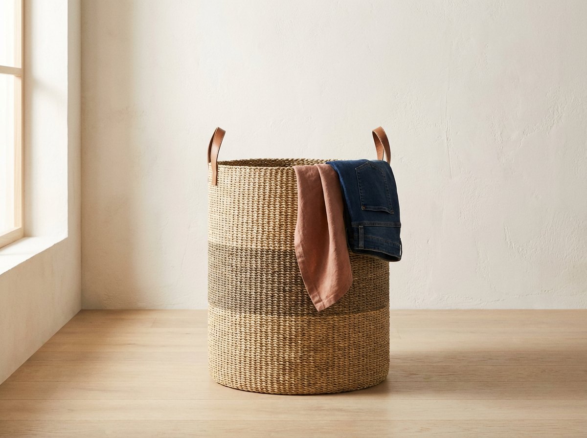 Seagrass Laundry Hamper