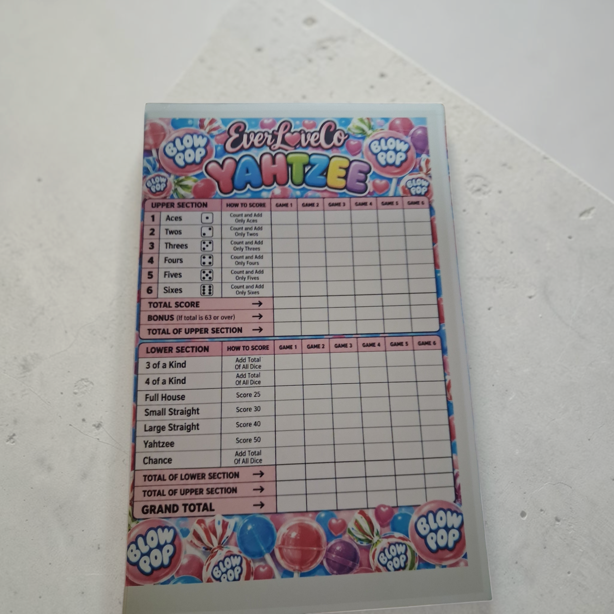 blow pop  yahtzee scoring pads.png