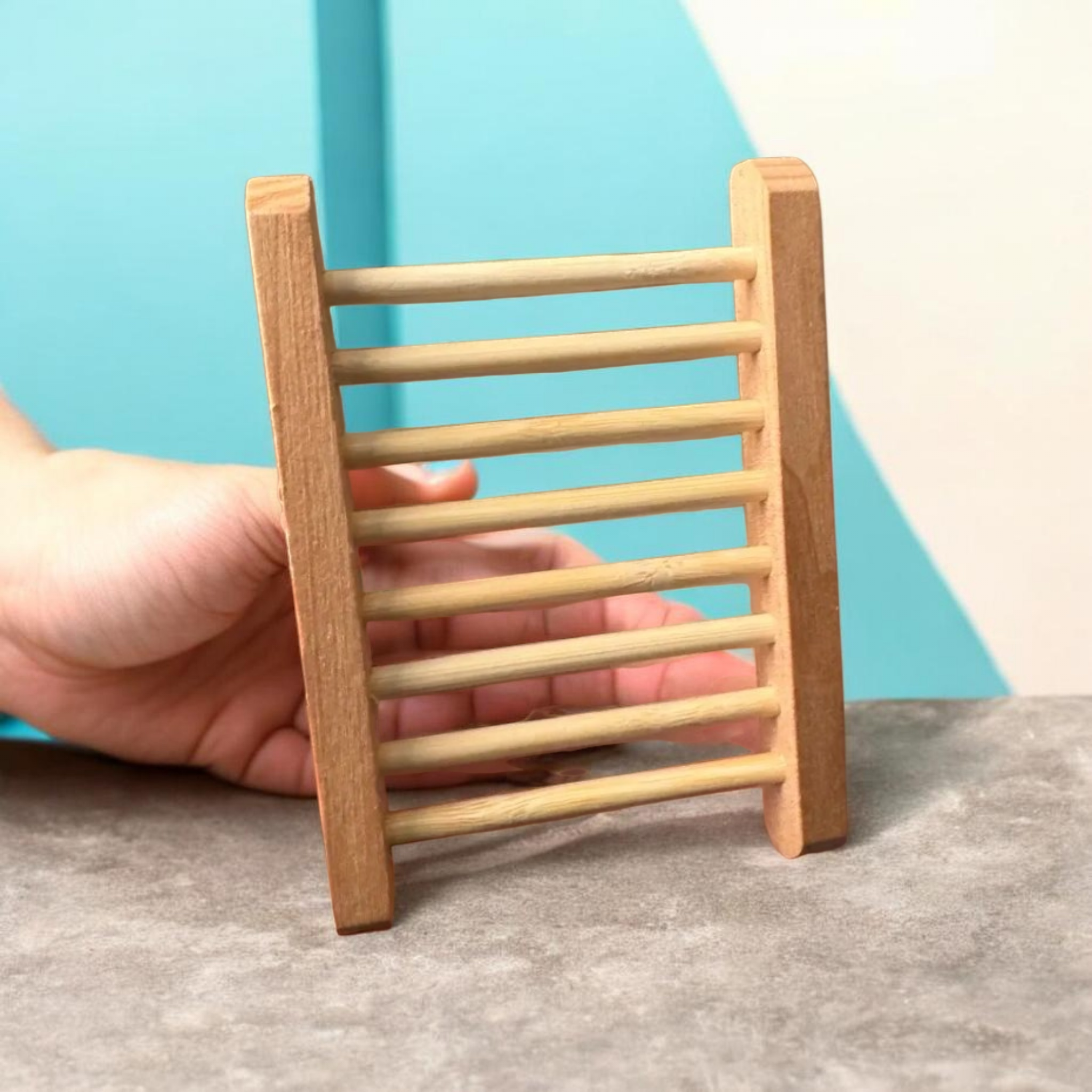 wooden soap ladder holder .png