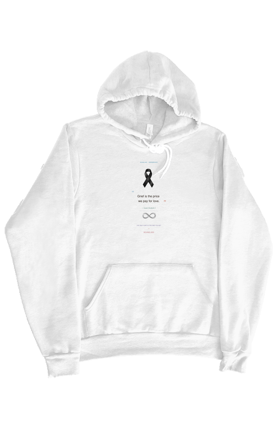 Bone Ribbon Hoodie