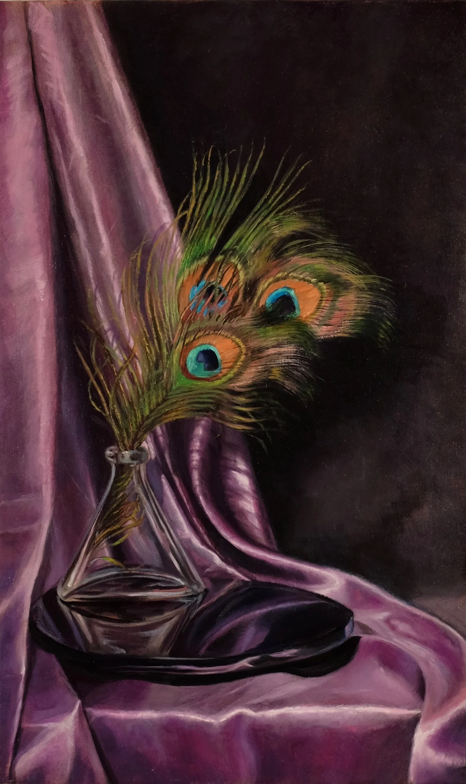 The room alone, 
2026, 
51 x 31 cm, 
Oil on linen
