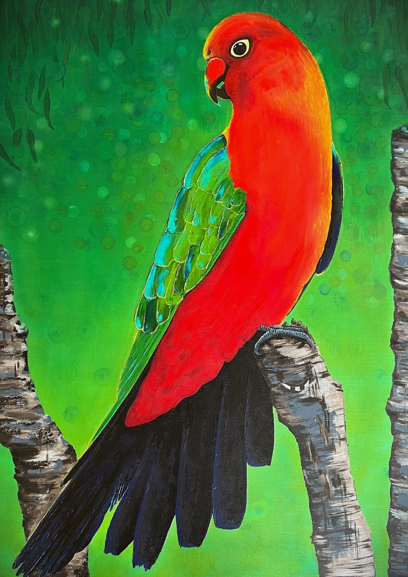 The Verdant Visitor - King Parrot