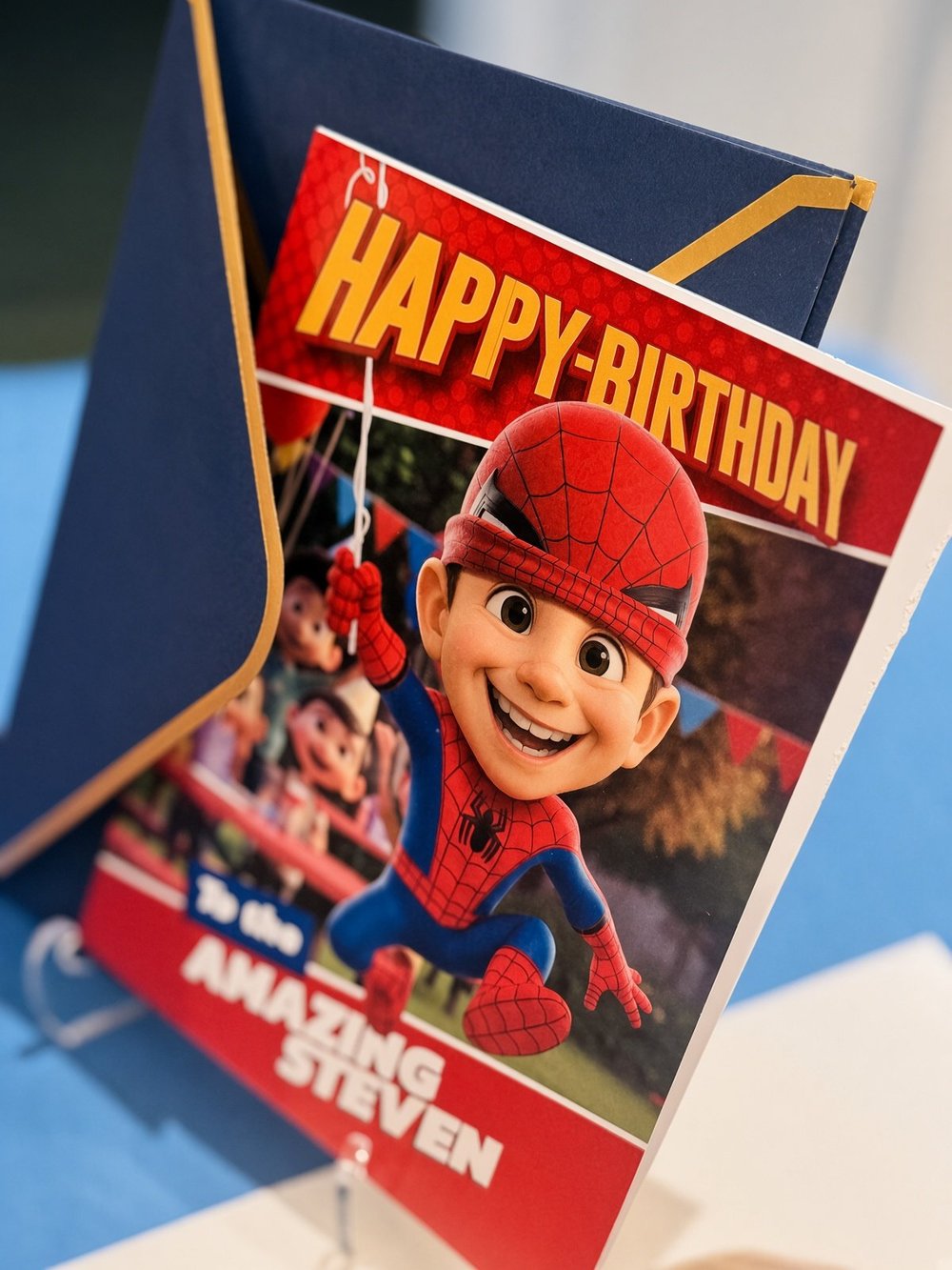 Carte de fête Spider-Man