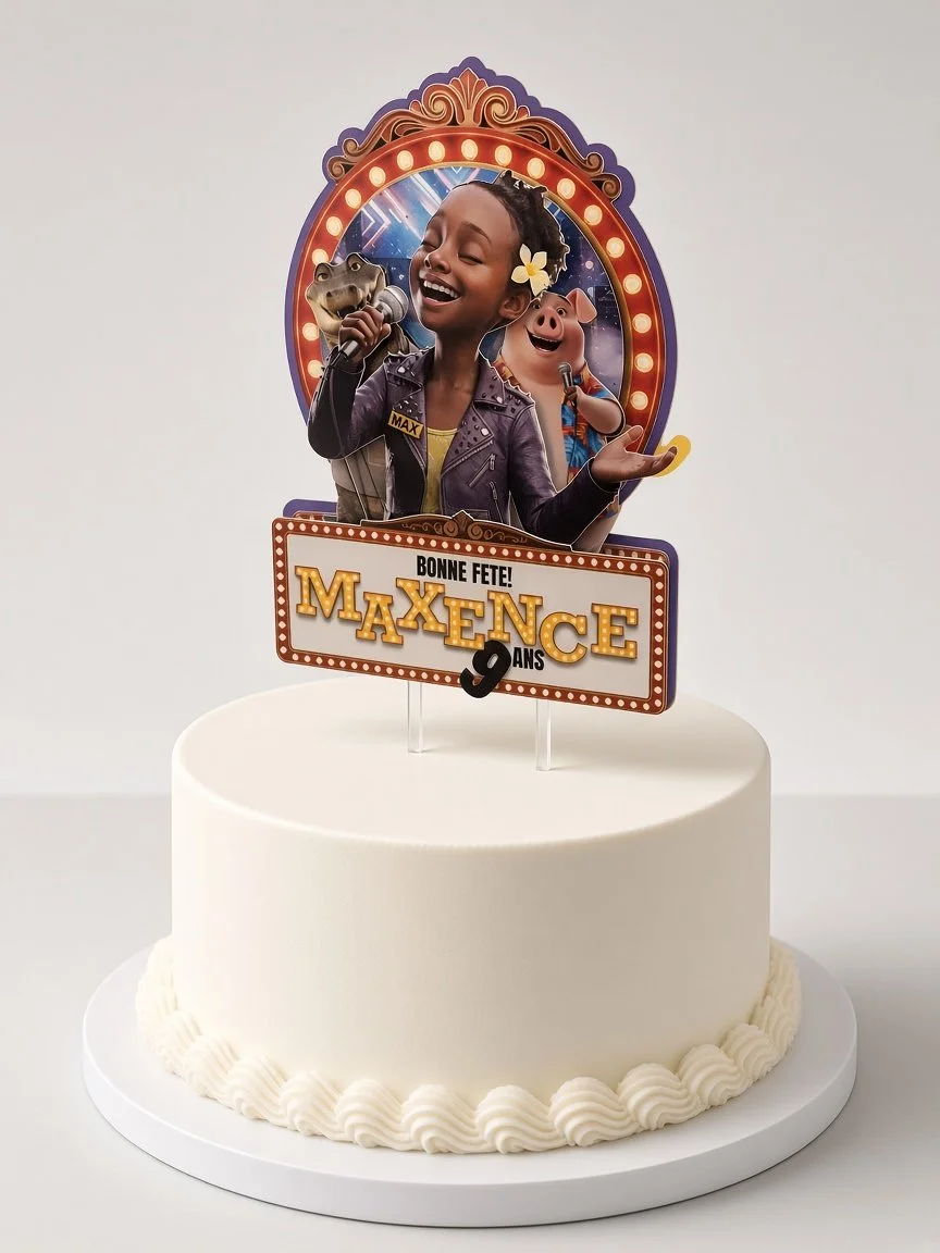 Cake topper personnalisé