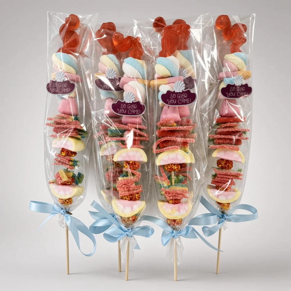 Brochettes de bonbons