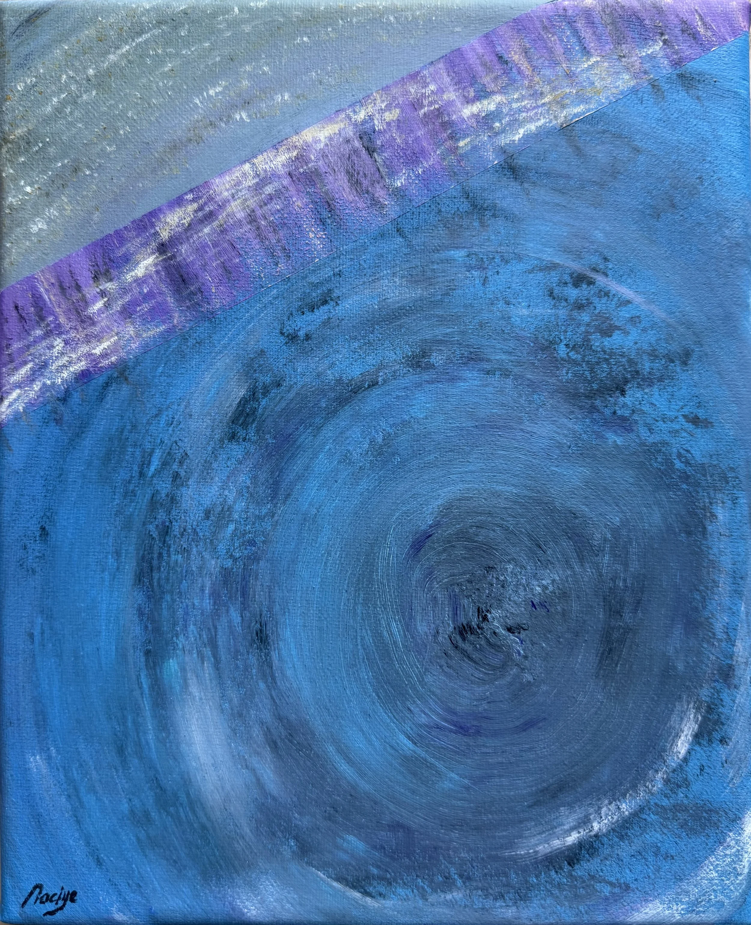 Freedom and Lines, 2026, acrylic on canvas, 27 x 22 cm