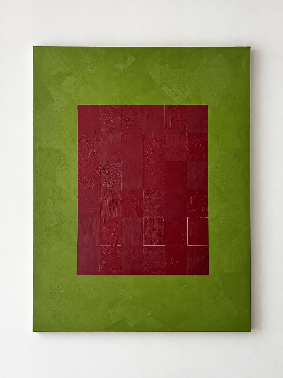 Textured Burgundy Rectangle on Olive Green.png