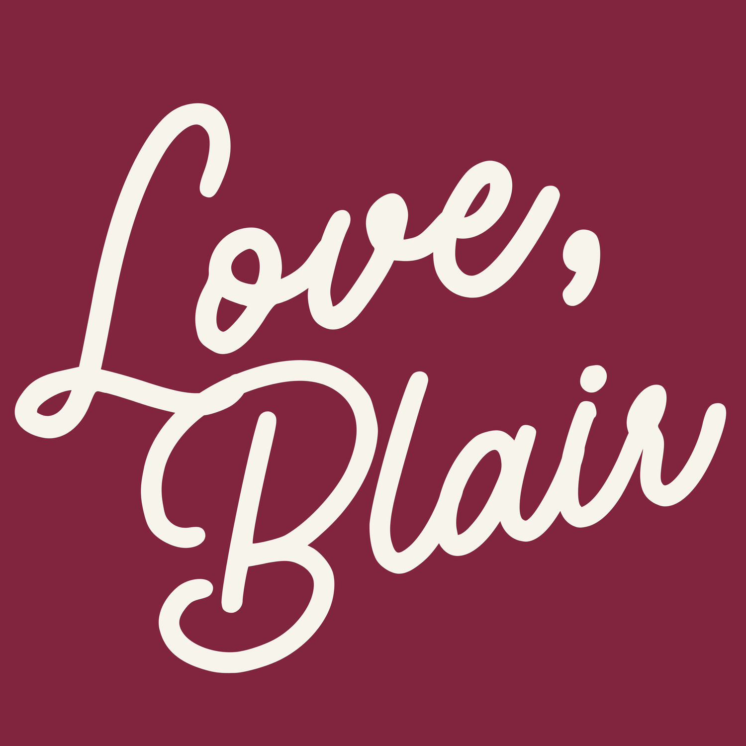 Your content, sent with Love, from Blair