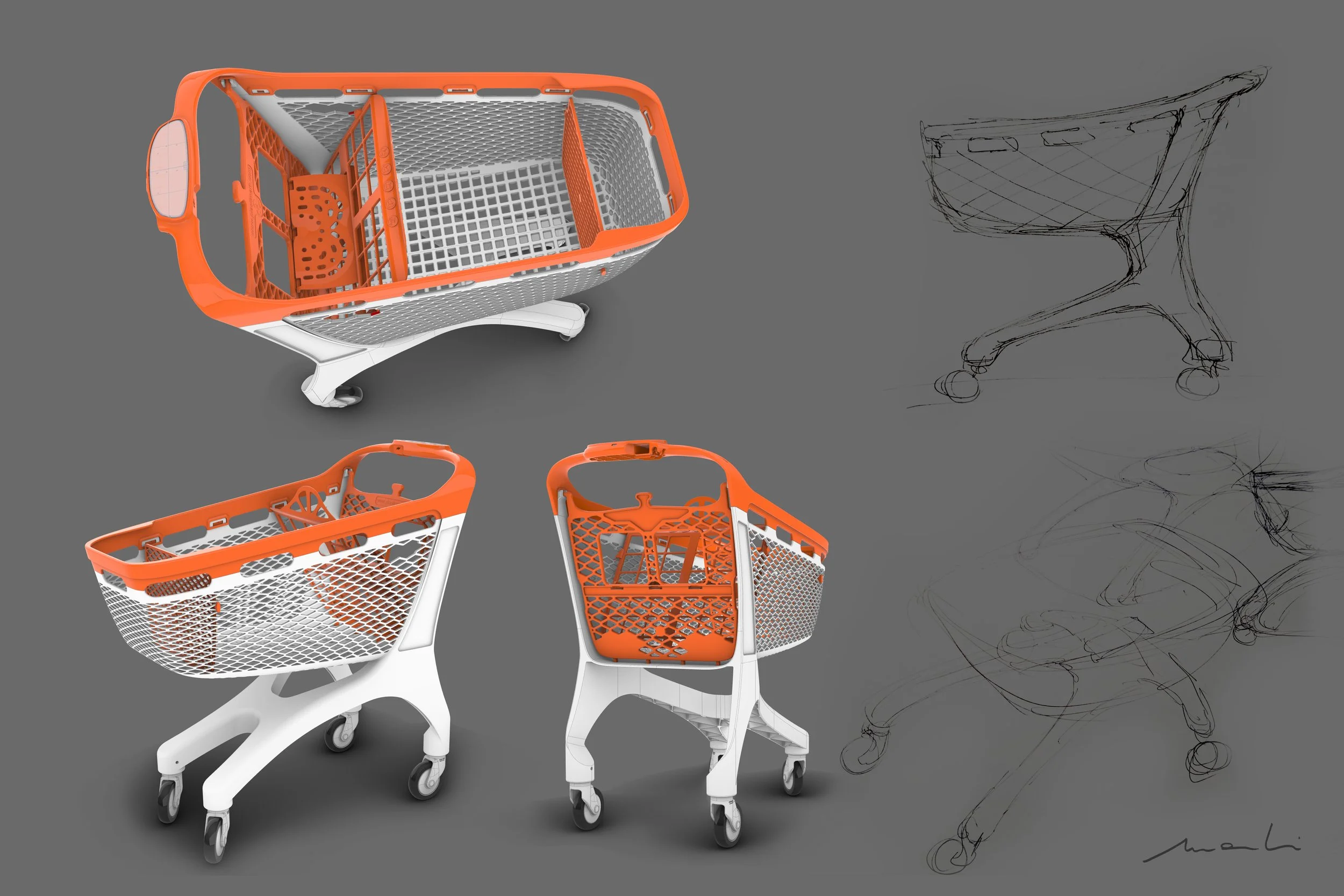 ROOMY — schizzi e sviluppo del progetto.