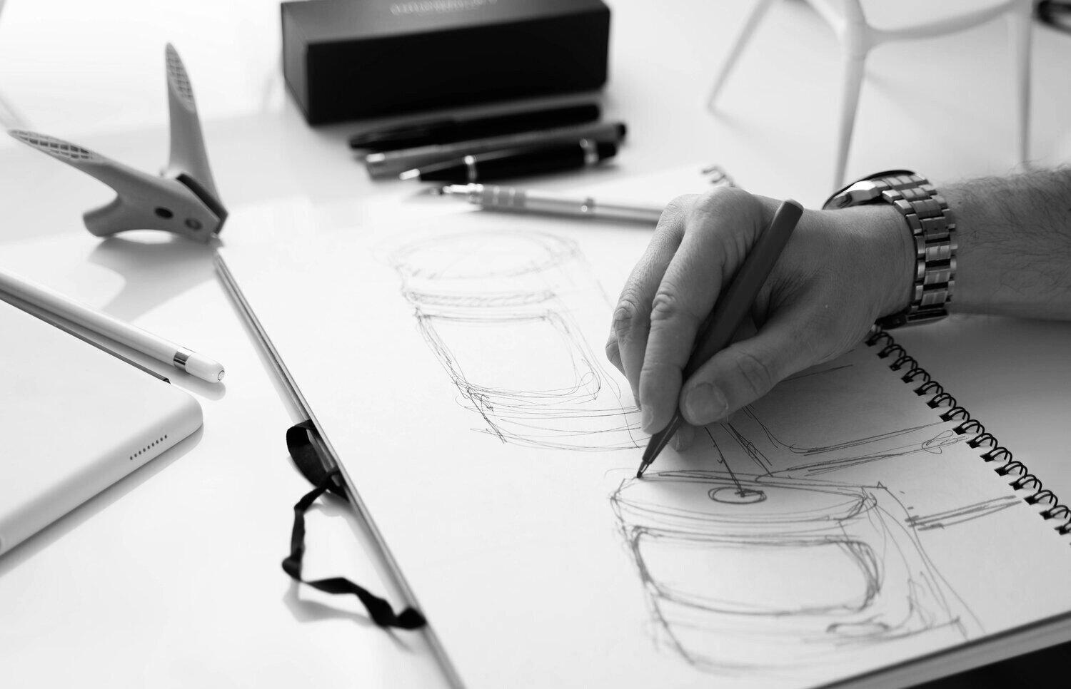 Architectural drawings by Cesare Monti