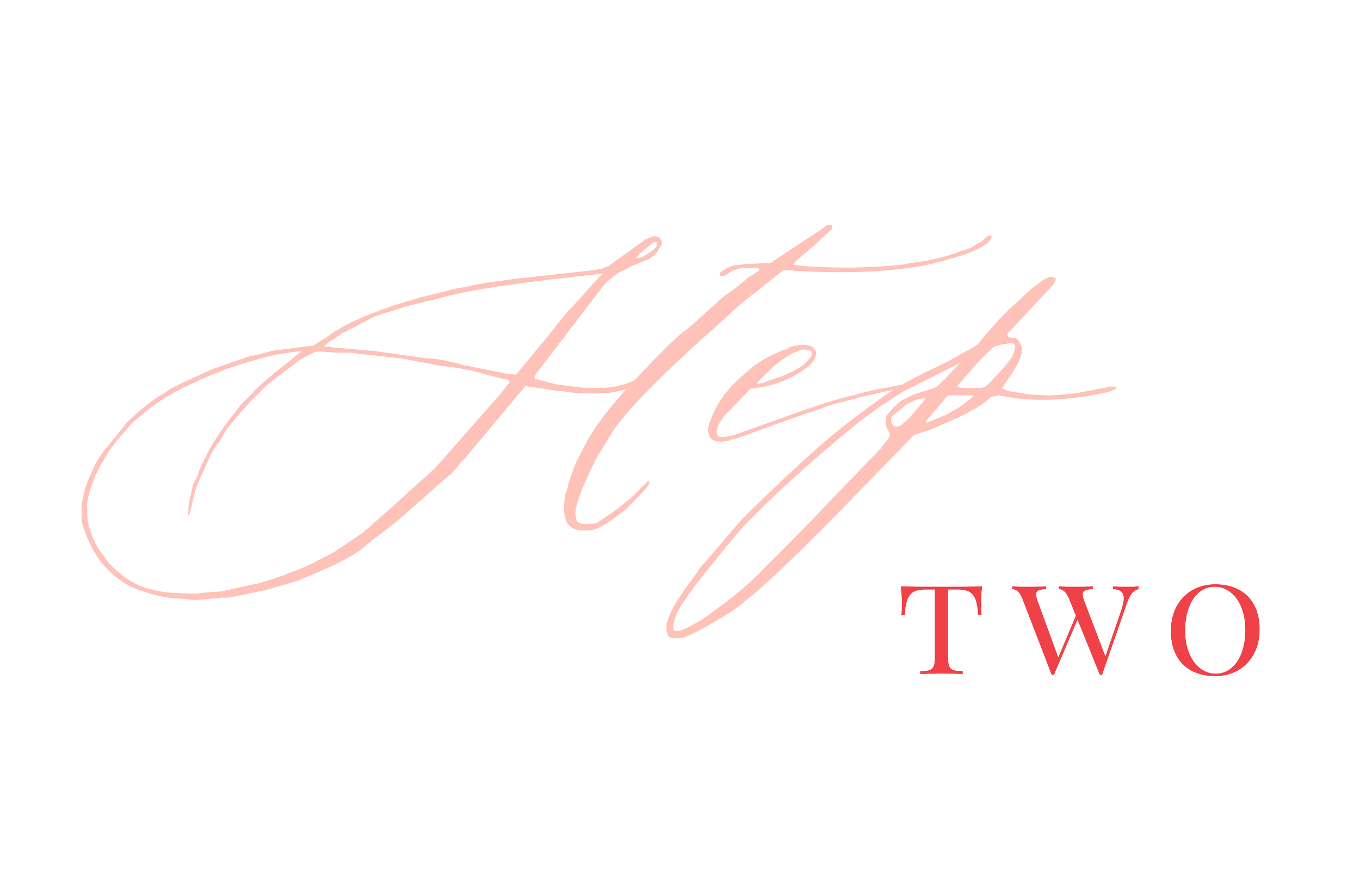 Text that says 'Title Two' in pink cursive font on a black background.