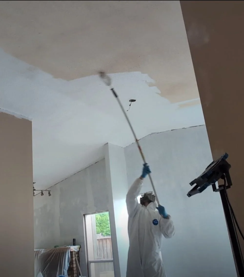 Painting a vaulted ceiling
