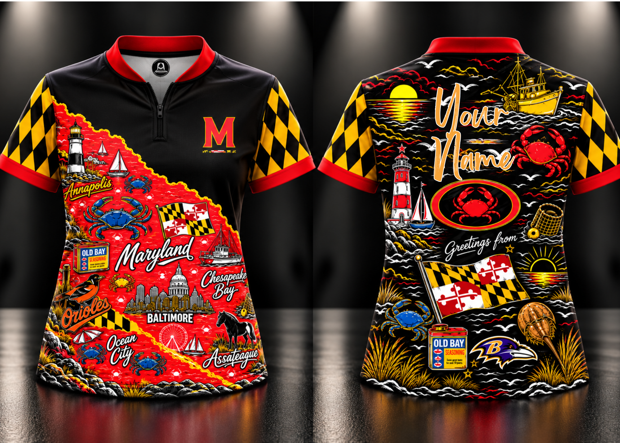 Maryland Pride Custom Bowling Jersey