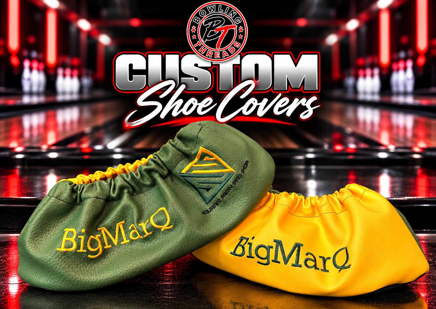 Custom Bowling Shoe Covers in Neon Alley.png