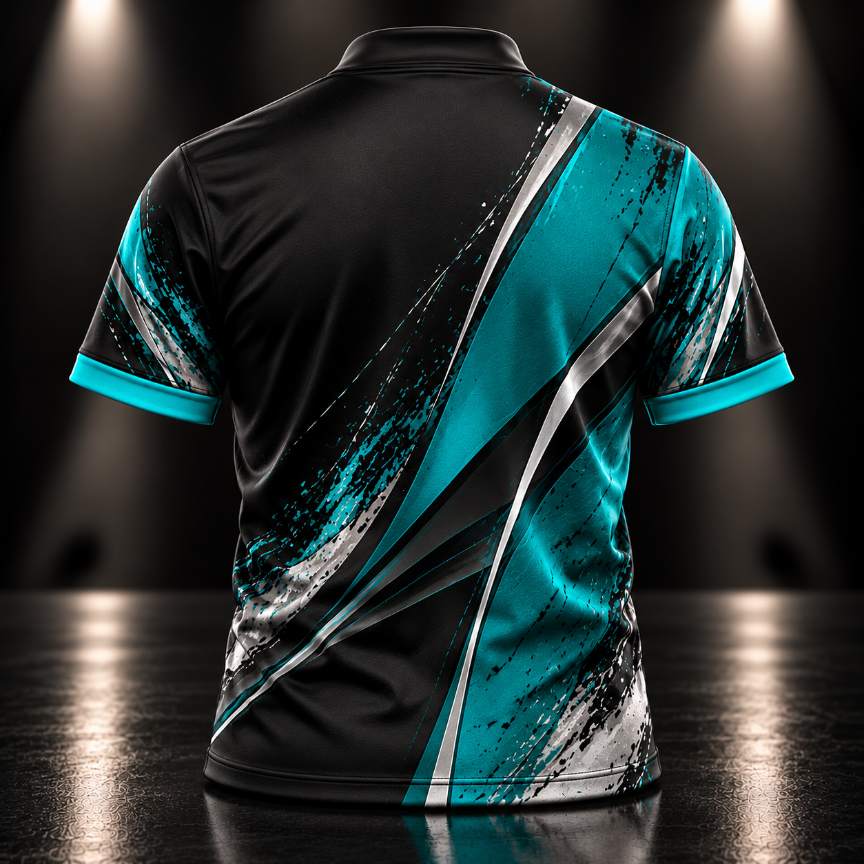Teal Splatter Sports Jersey Back.png