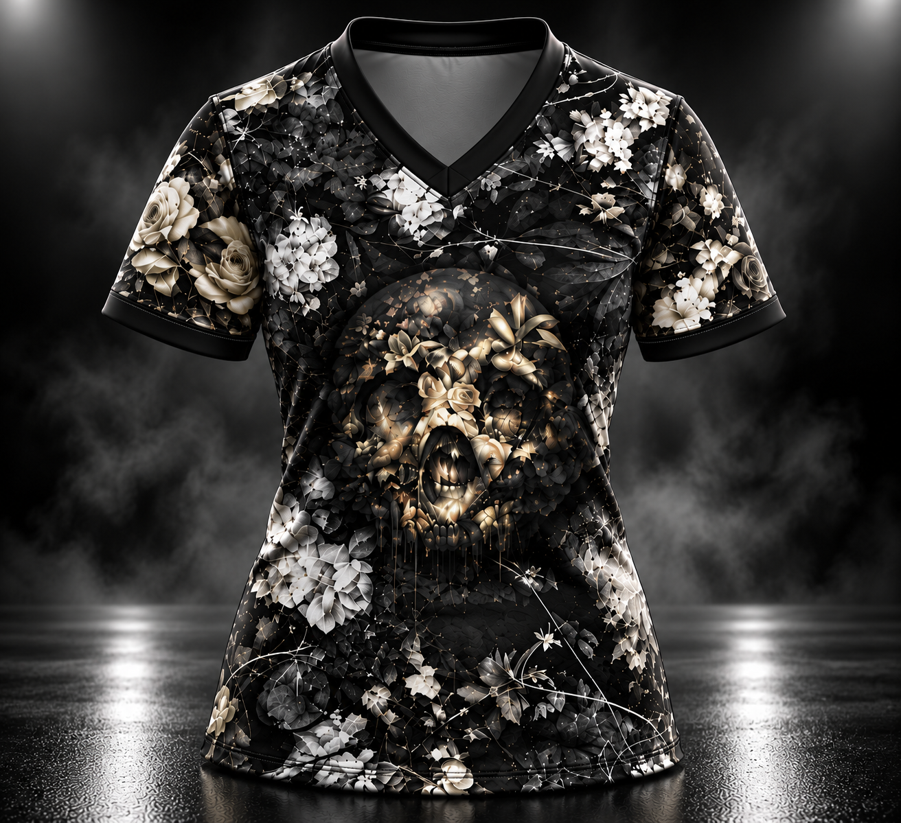 Gothic Floral Skull Jersey Mockup.png