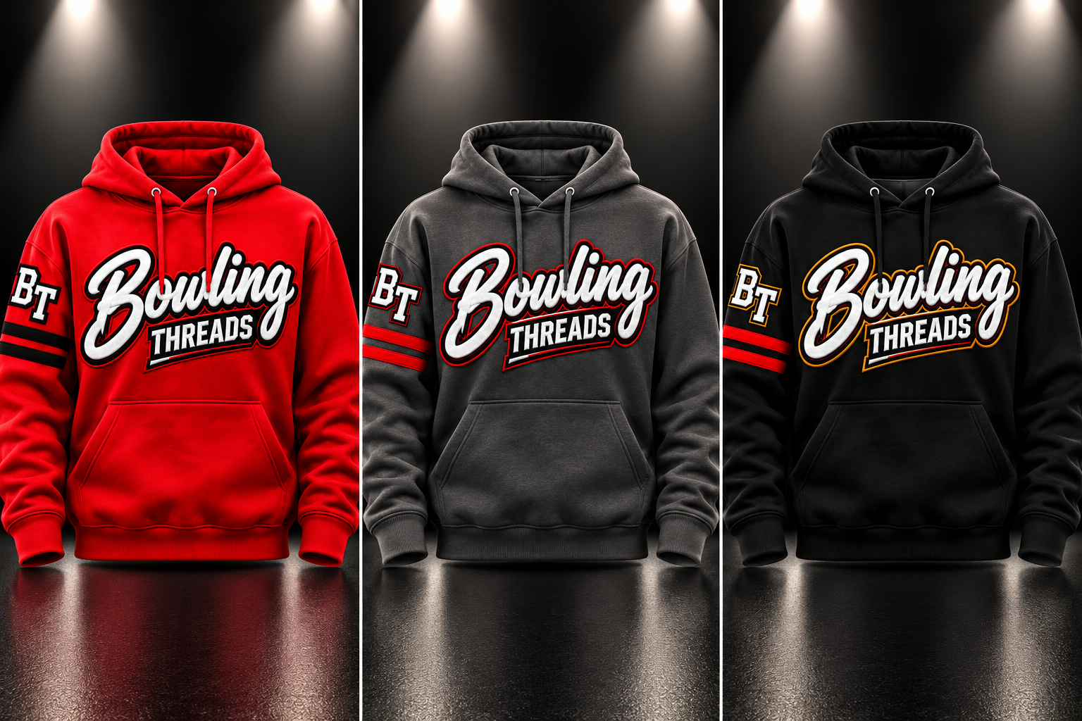 Bowling Threads Chenille Hoodie