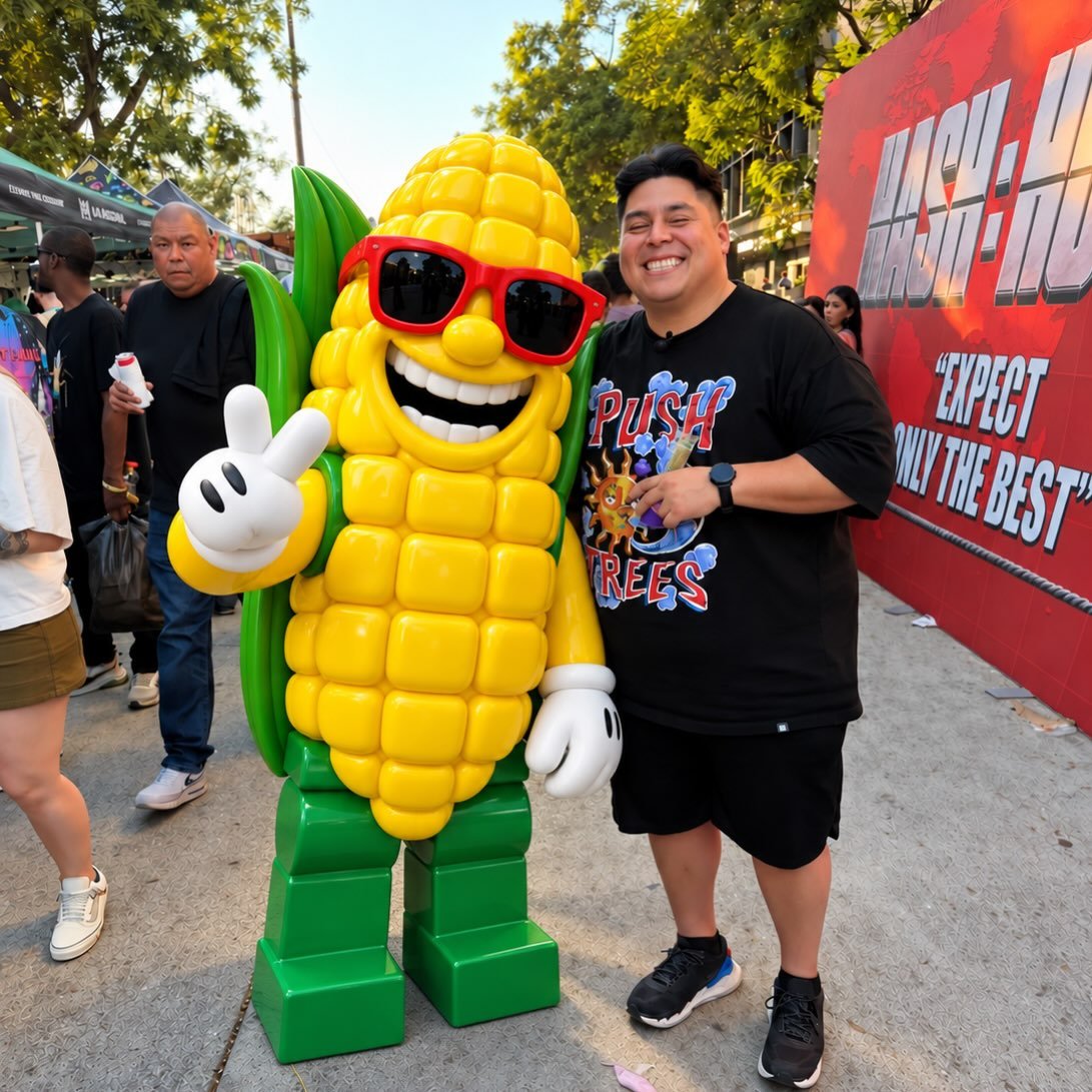 Cornelius out here meeting the homies! 🌽🤝🔥

Got to meet Thomas, aka Dope As Yola, this weekend! Had to give the picture the Cornelius treatment 😂 Repping Nebraska and The Good Life Outlet wherever we go!

Much love, homie! 🙌

#DopeAsYola #Cornel