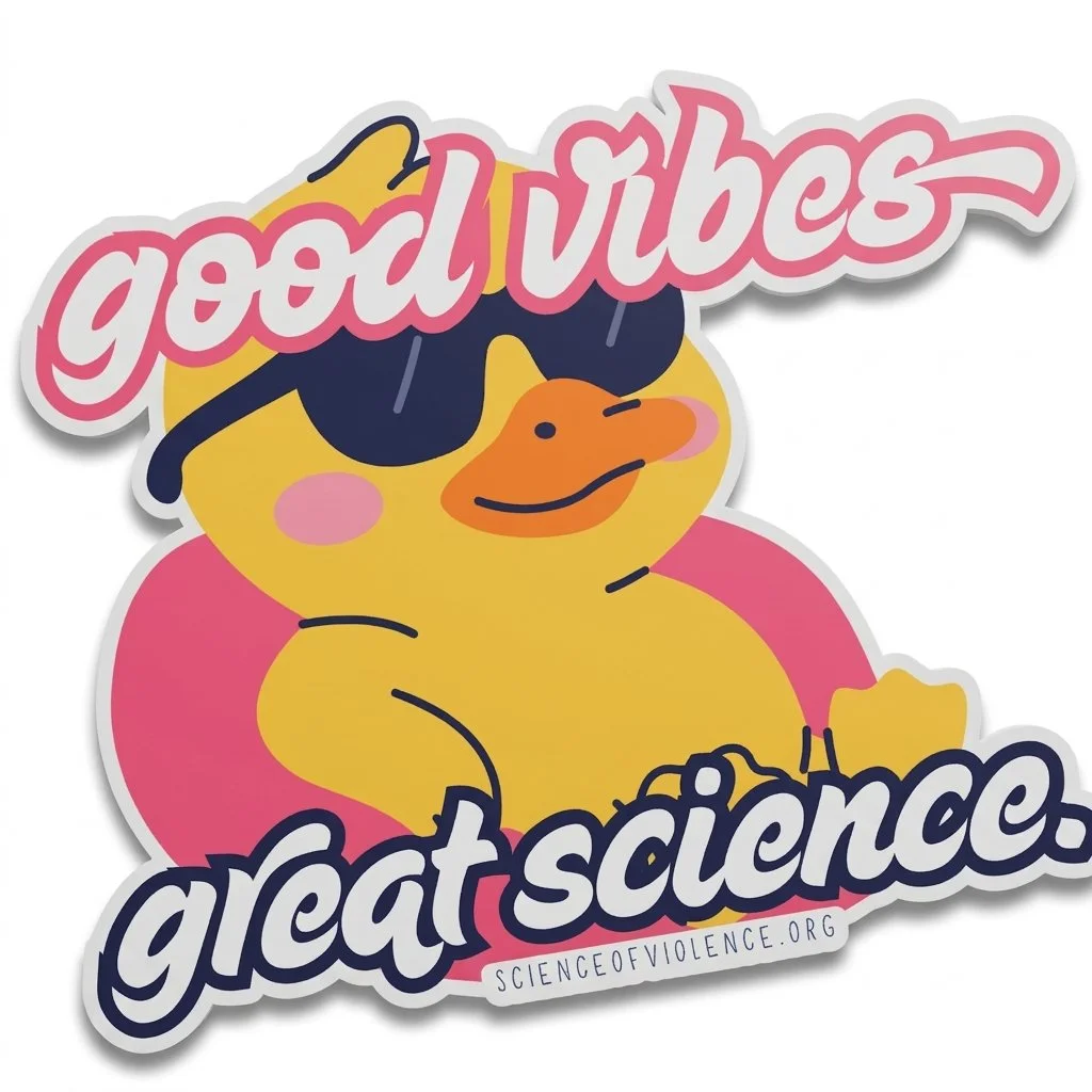 Sticker (Good vibes duck)