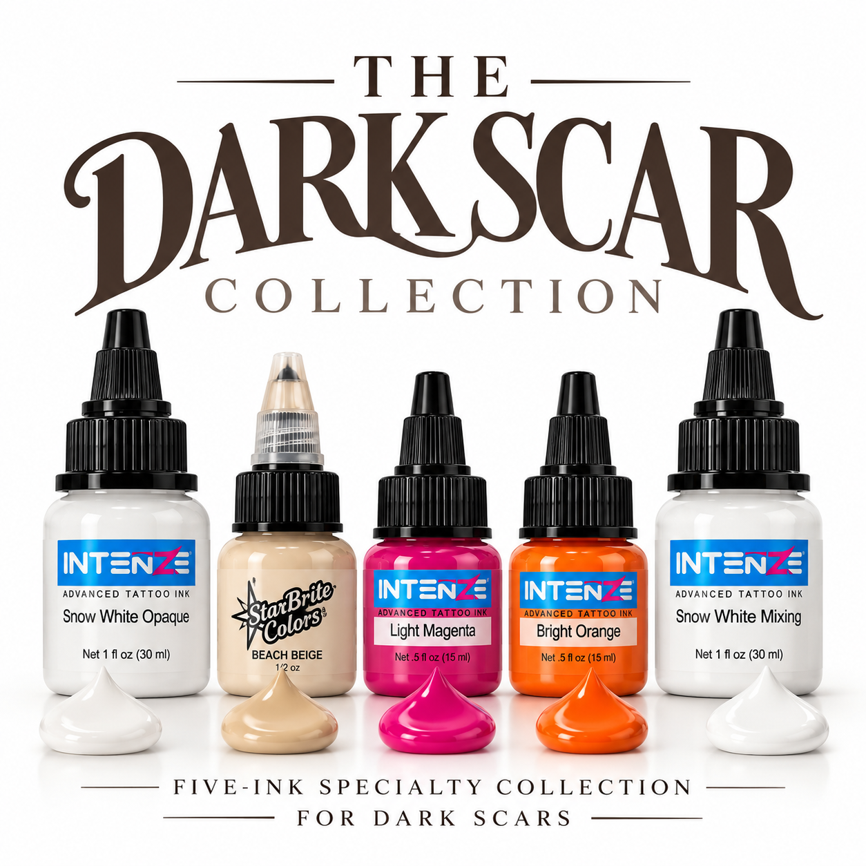 The Dark Scar Collection: Five-Ink Specialty Set for Dark Scars