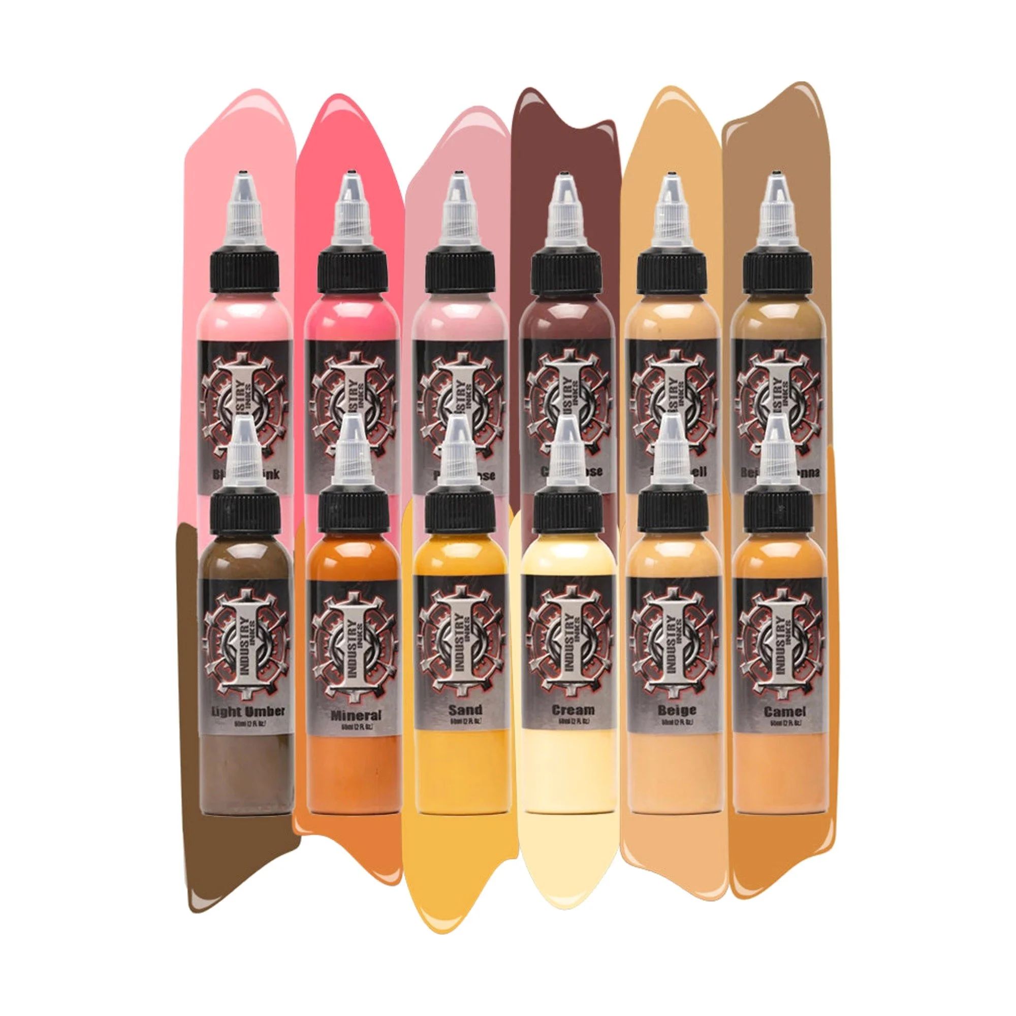 Industry Inks Skin Tone Set — 12 Colors