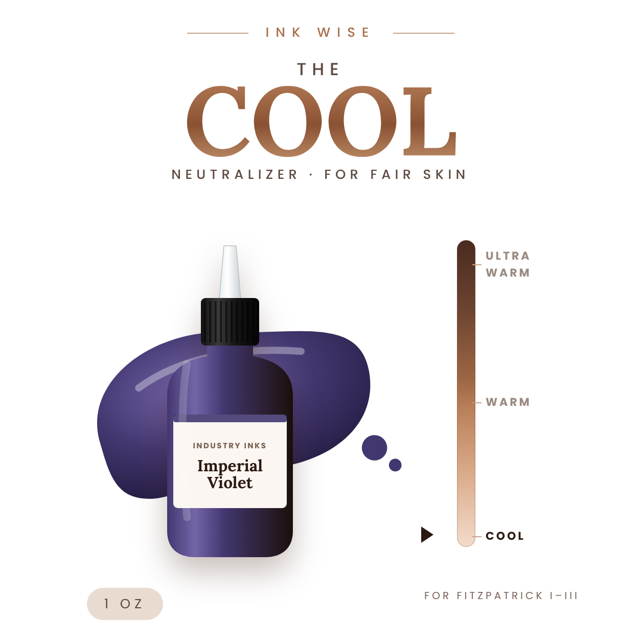 Industry Inks Imperial Violet — Cool Neutralizer, 1 oz