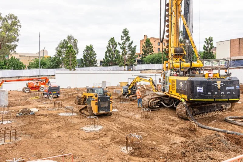 machinery onsite