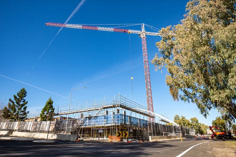 tower crane onsite
