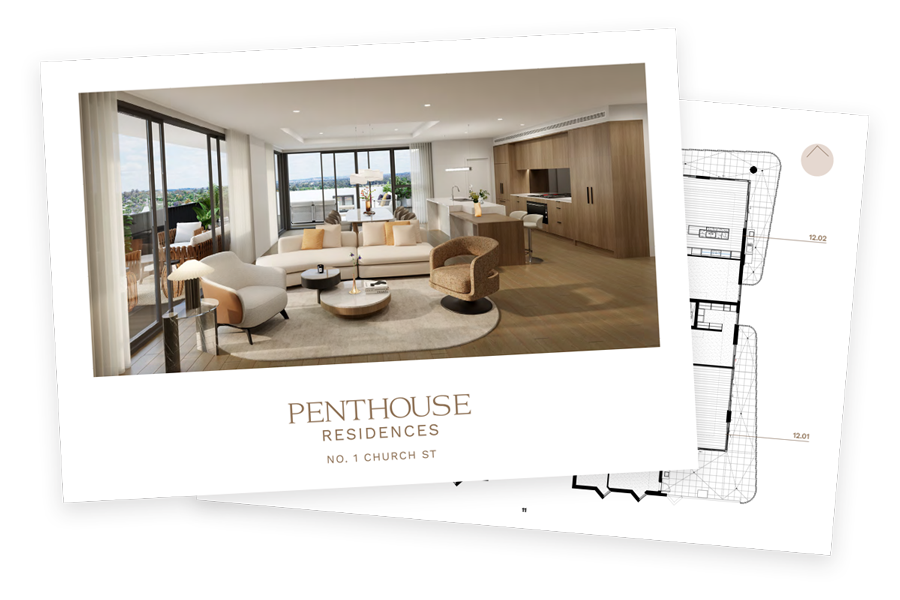 Penthouse Brochure mockup