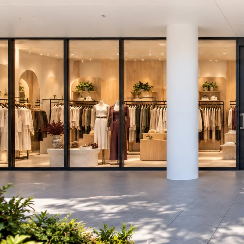 render of a fashion store