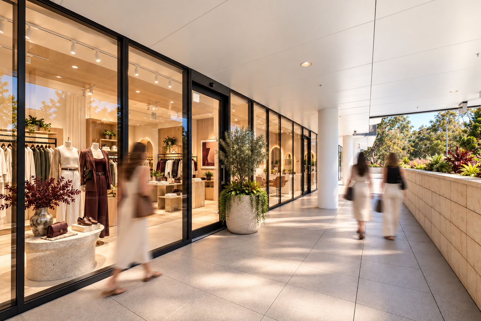 render of commercial spaces
