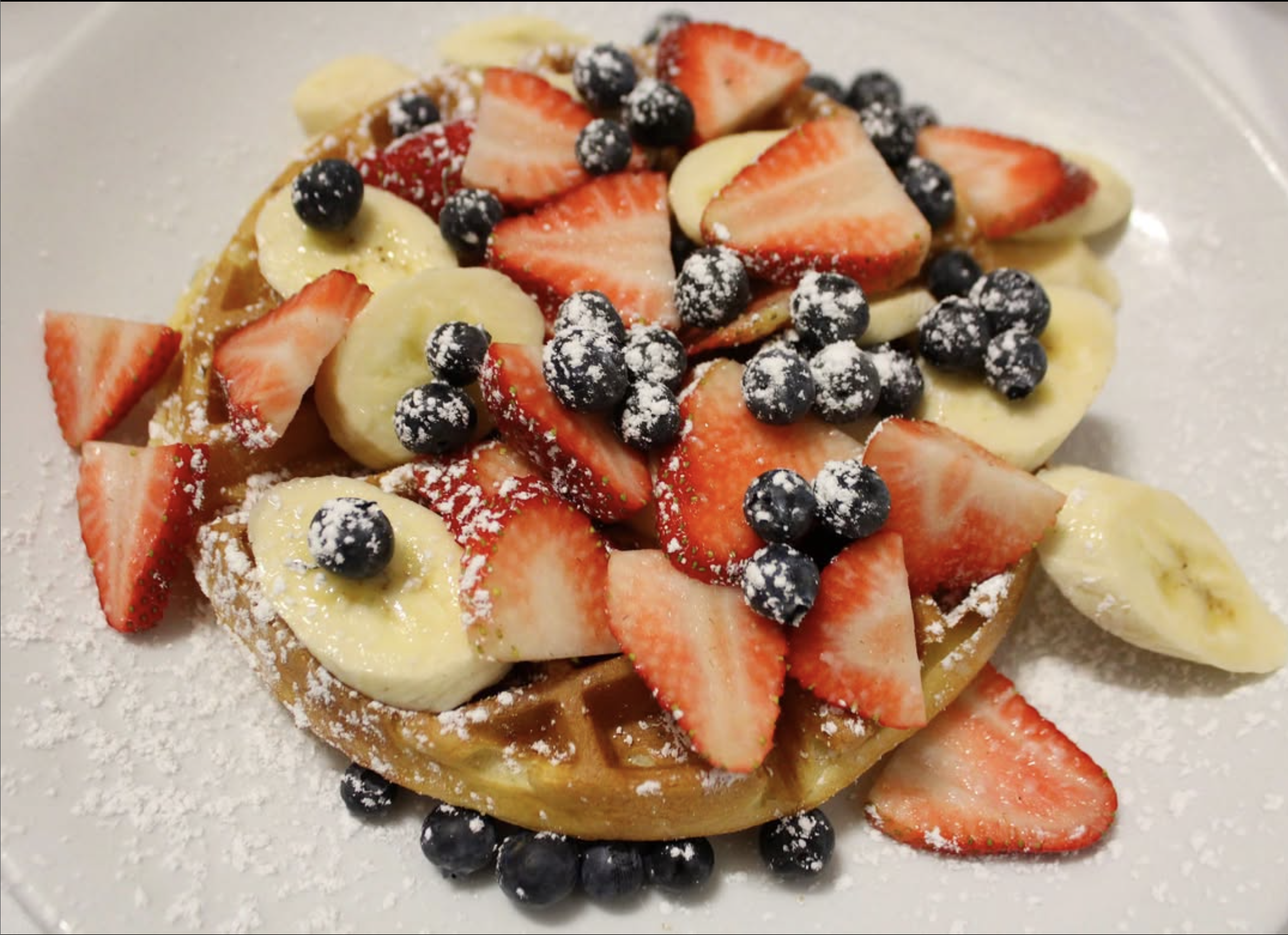 Fruit and Waffles