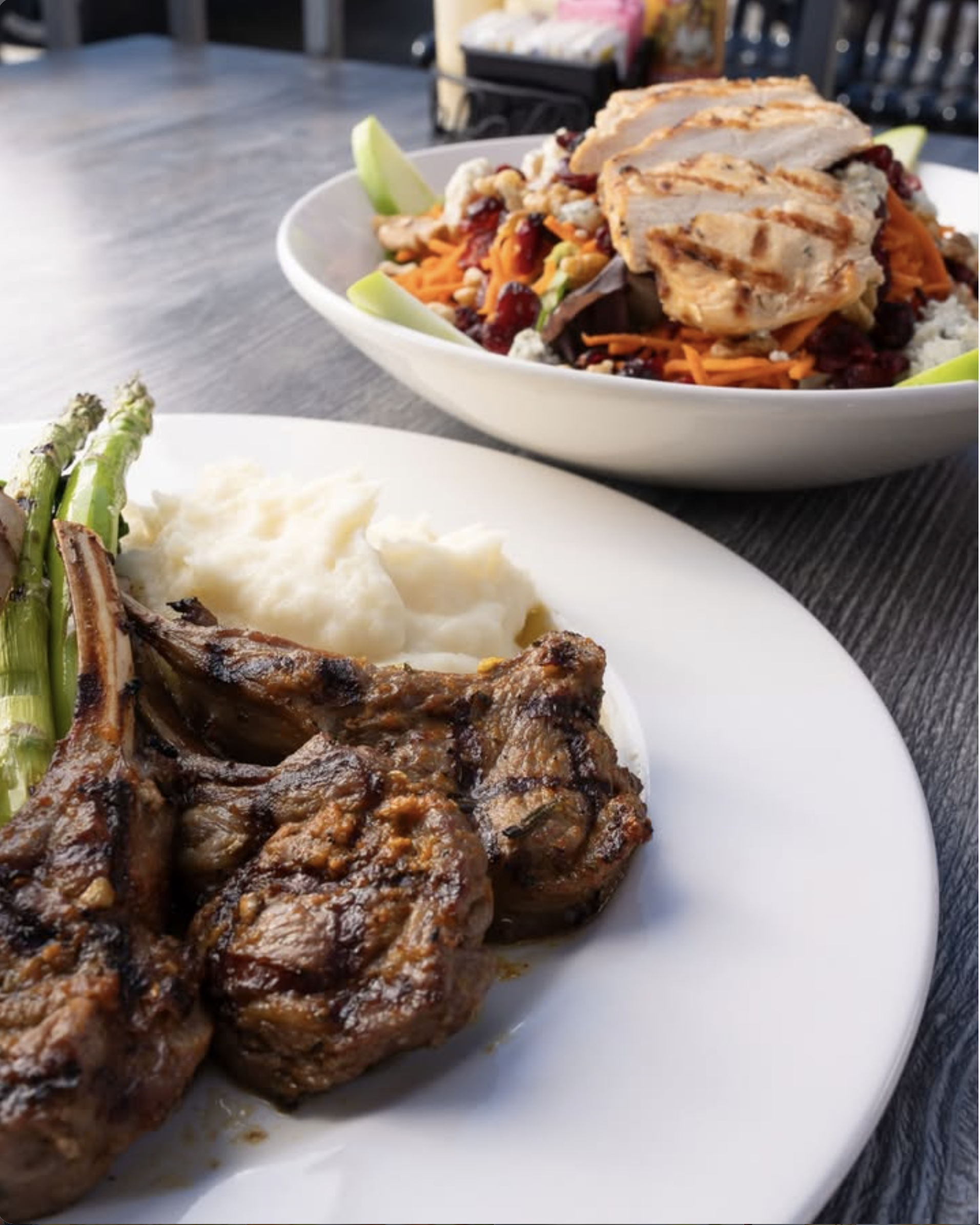 Yianni's lamb chops with lemon potatoes