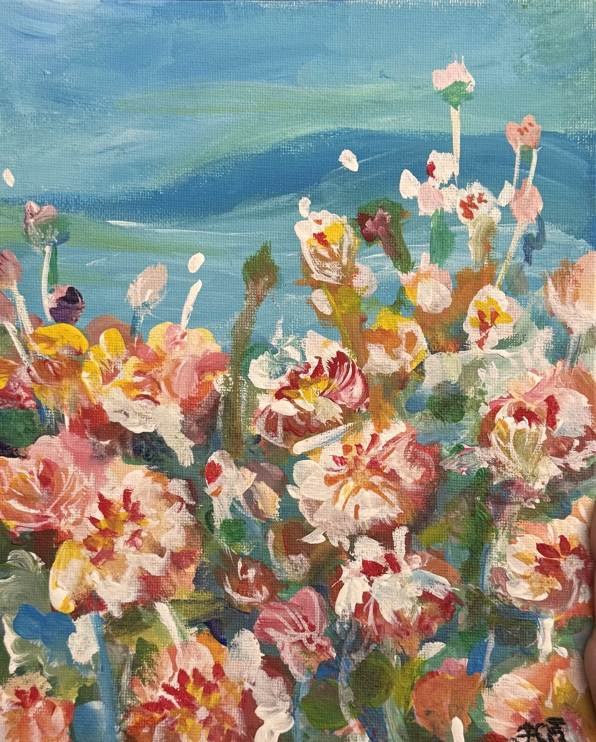 "Wildflowers", acrylic on canvas (2024)