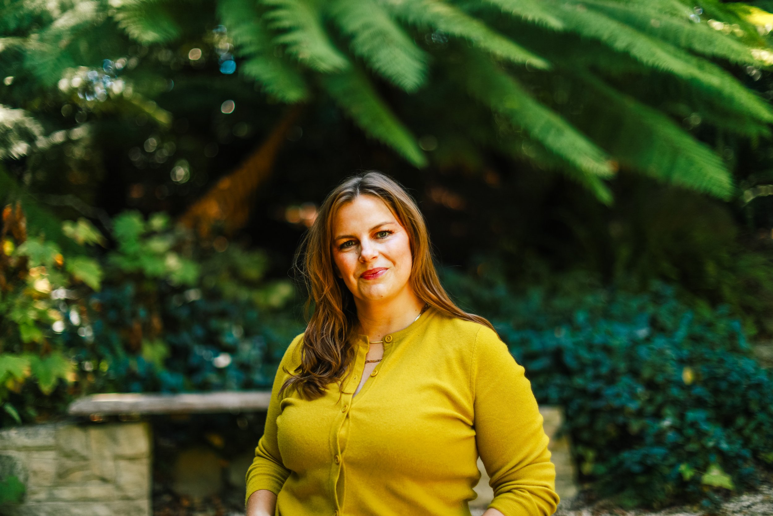 Portrait of Lindsey in green space