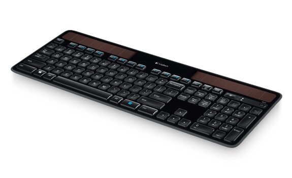 Logitech make a wireless solar keyboard that charges itself whenever there’s light and stays charged for at least 3 months in total darkness. No need to worry about keeping a back up supply of batteries anymore.