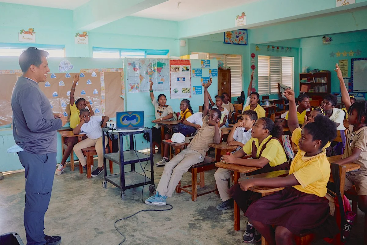 Eco kids presentation with Belize Audubon Society.jpg