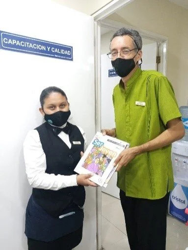Apoyo educativo a colaboradora