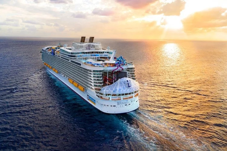 Royal Caribbean’s advanced waste management systems use anaerobic digestion to break down organic waste generated onboard, resulting in the production of biogas, which is then used as a renewable energy source to power various operations on the ship.