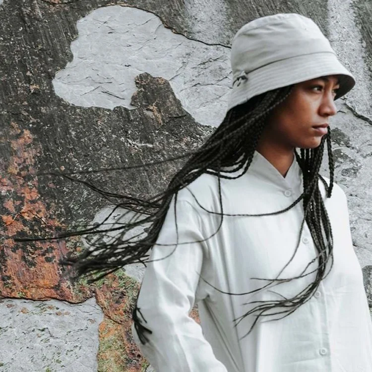 To design circular product life cycles Houdini’s policy is to keep the raw material as pure as possible and never mix natural and synthetic fibres. Instead, they blend wool with other biodegradable fibres, such as silk and lyocell Tencel, making the 