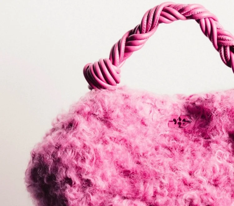 BioFluff bags are the world's first plant-based fur. BioFluff uses a mixture of nettle, hemp and flax, half of which the company says can be sourced from agricultural waste streams. The material produces up to 90 per cent fewer emissions than real an