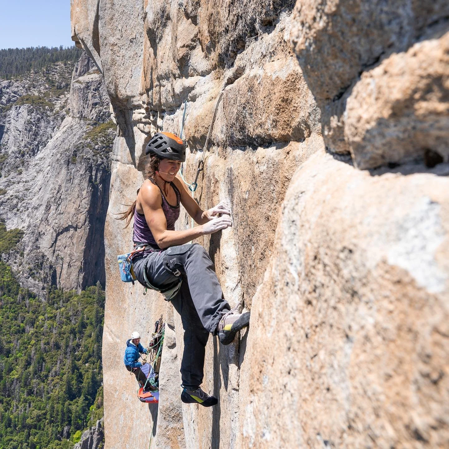 Scarpa’s rock climbing shoes provide essential reliability and incorporate eco- friendly materials like eco-leather and microsuede uppers. New products also feature plant-based materials.