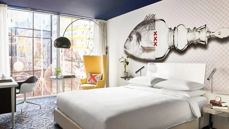 Formerly the city’s Public Library in the heart of Amsterdam’s charming canal ring, five star Andaz Amsterdam Prinsengracht mirrors the creativity of Amsterdam. With an iconic Dutch inspired interior design by world-renowned designer Marcel Wanders, 