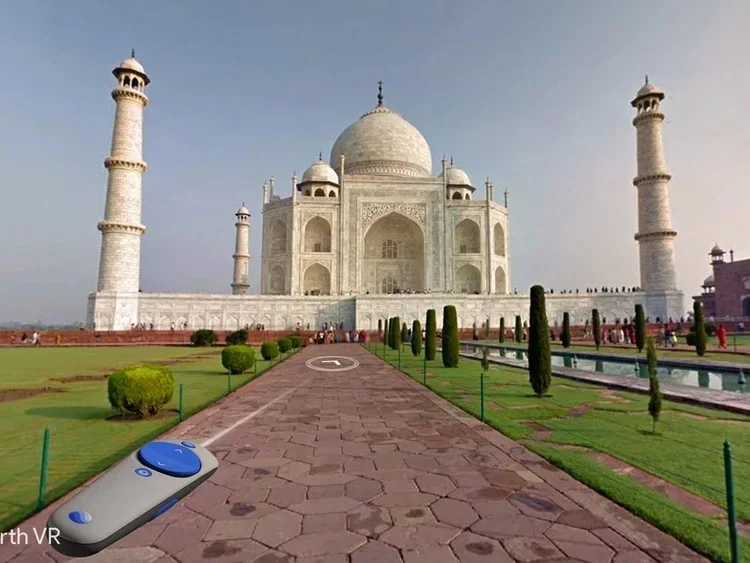 Google Earth VR helps the world see the world. With Earth VR, you can fly over a city, stand at the top of the highest peaks, walk along new streets, and even soar into space.