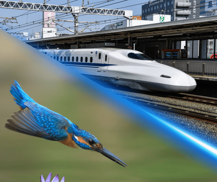 Japan’s Shinkansen stands out for its speed and unique design. One of the most fascinating aspects of the Shinkansen’s design is how it was inspired by the kingfisher, a bird known for its high-speed diving and ability to enter water with minimal spl