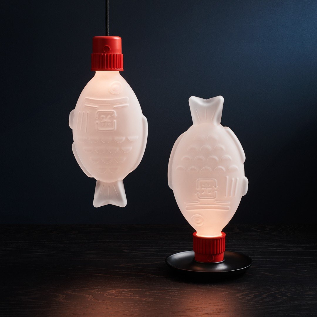 Ocean-bound plastics collected in areas that are the source of ocean plastic pollution are up-cycled into cute Light Soy lamps. Each lamp sold funds extra ocean cleanups equal to 2KG of plastic. 