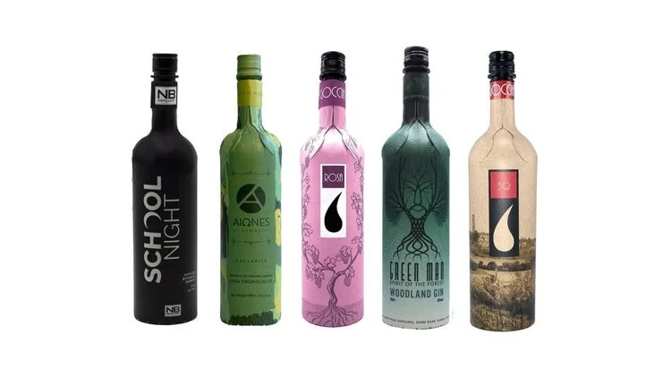 The Frugal Bottle, made from 94% recycled paperboard with a food grade pouch, is five times lighter than glass, has six times lower carbon footprint and offers 360 degree branding for exceptional shelf stand-out.