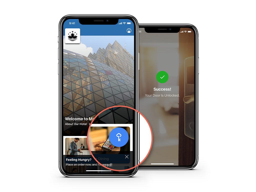 Intelity makes a Mobile Guest App that gives guests the ability to access their room using their smartphone. The Mobile Key helps streamline check-ins, eliminates the need for plastic keycards and reduces operational costs.