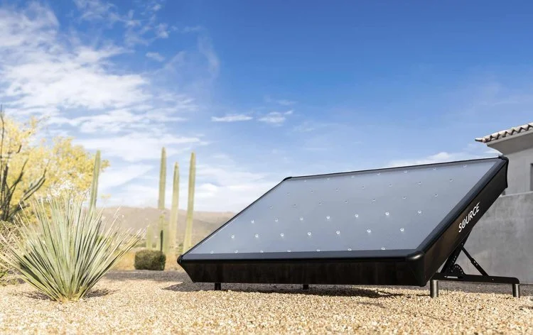 The SOURCE® Hydropanel is a renewable water technology that uses the power of the sun to extract clean, pollutant-free drinking water from the air. Collected water is then mineralized for ideal composition and taste, making premium-quality drinking w