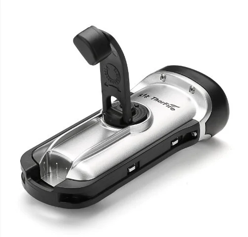 The ThorFire Solar Powered & Waterproof LED flashlight is durable and self powered. You can recharge it immediately by using the hand crank or exposing solar panels to sunlight. 1 minute of hand cranking yields 1 hour of light.
